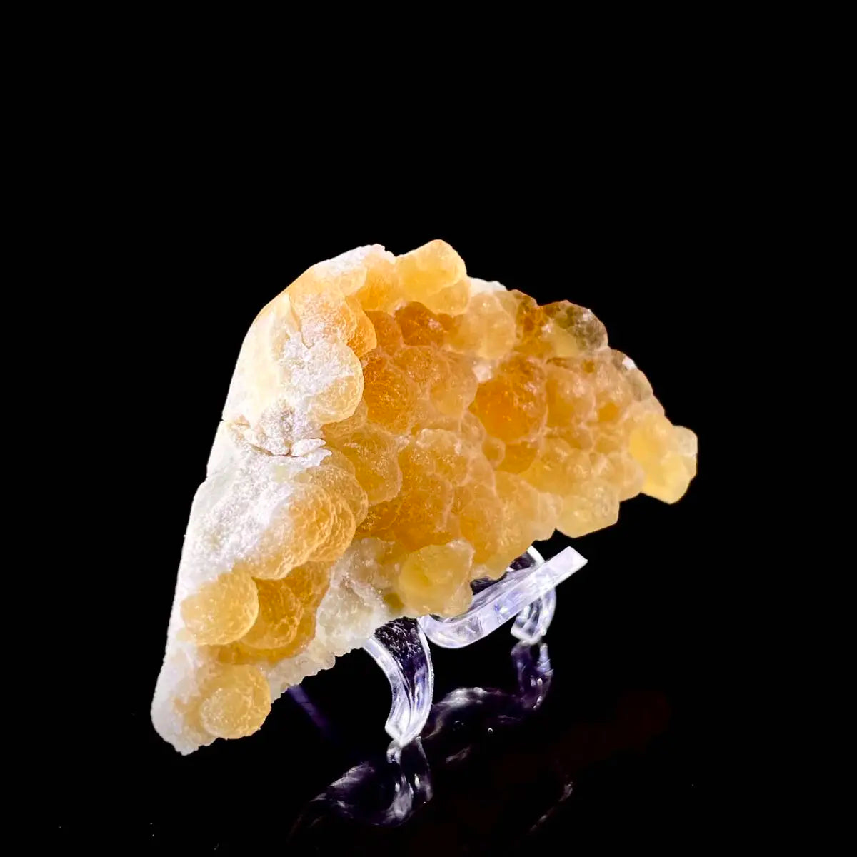 Henan Yellow Fluorite  | Natural Golden Fluorite Mineral Specimen | 68 g | 8.5*4*1.5 cm