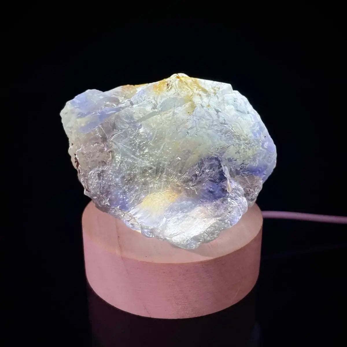Large Translucent Green Fluorite Specimen from Hunan, China | Natural Light-Transmitting Crystal Display Piece | 210 g | 7*4.5*5 cm