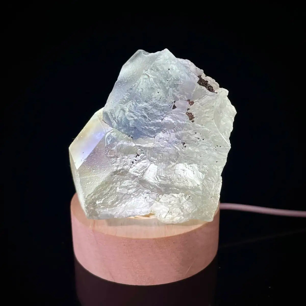 Large Translucent Green Fluorite Specimen from Hunan, China | Natural Light-Transmitting Crystal Display Piece | 240 g | 7*6*4 cm