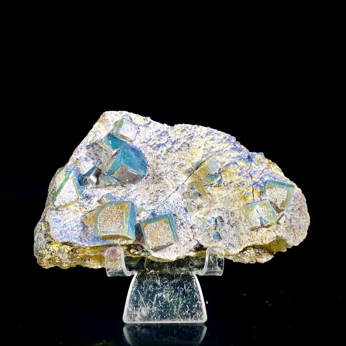 Natural Morandi  Fluorite Crystal from Fujian, China | Mineral Specimen | 490 g | 4*8*4 cm