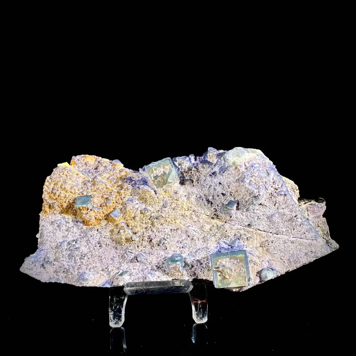 Natural Morandi  Fluorite Crystal from Fujian, China | Mineral Specimen | 330 g | 14*6*3 cm