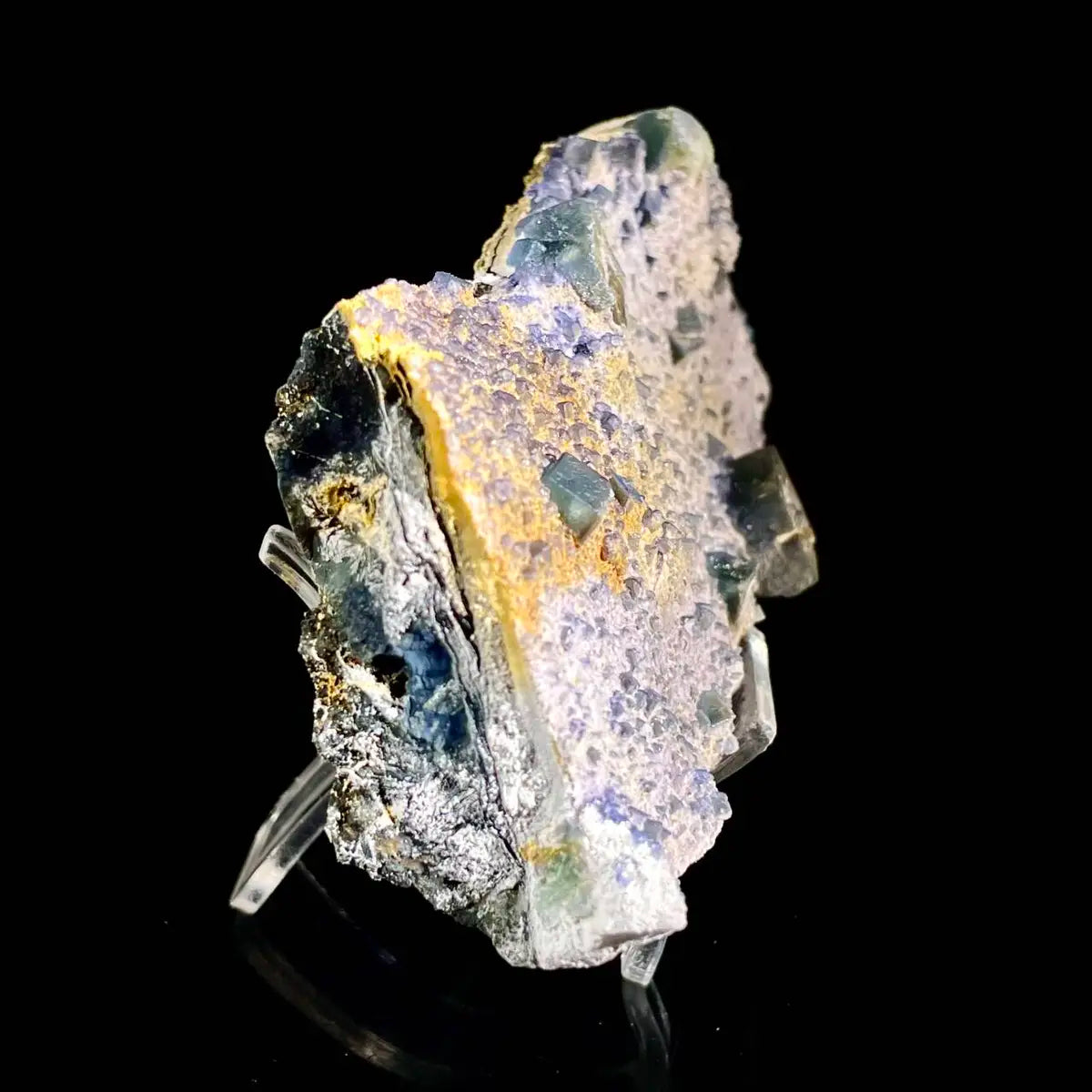 Natural Morandi  Fluorite Crystal from Fujian, China | Mineral Specimen | 330 g | 14*6*3 cm