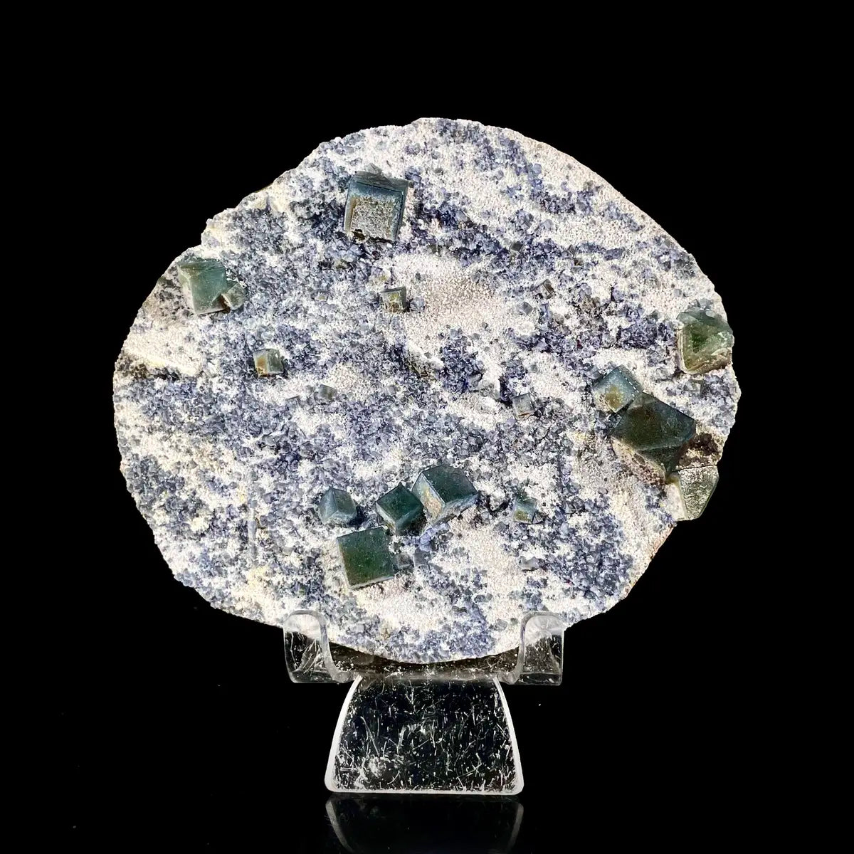 Natural Morandi  Fluorite Crystal from Fujian, China | Mineral Specimen | 600 g | 14*12.5*2 cm