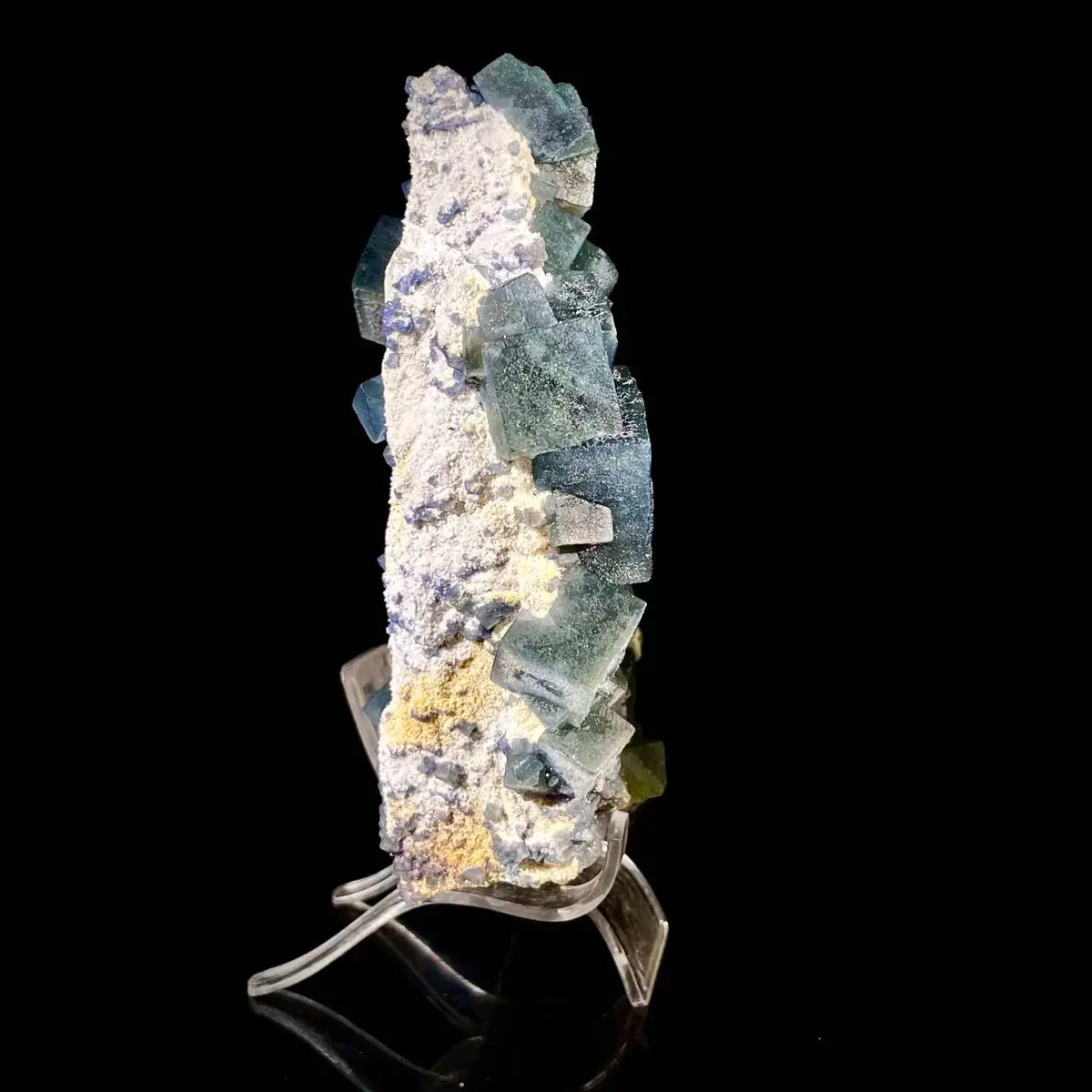 Natural Morandi  Fluorite Crystal from Fujian, China | Mineral Specimen | 1290 g | 16*13*4 cm
