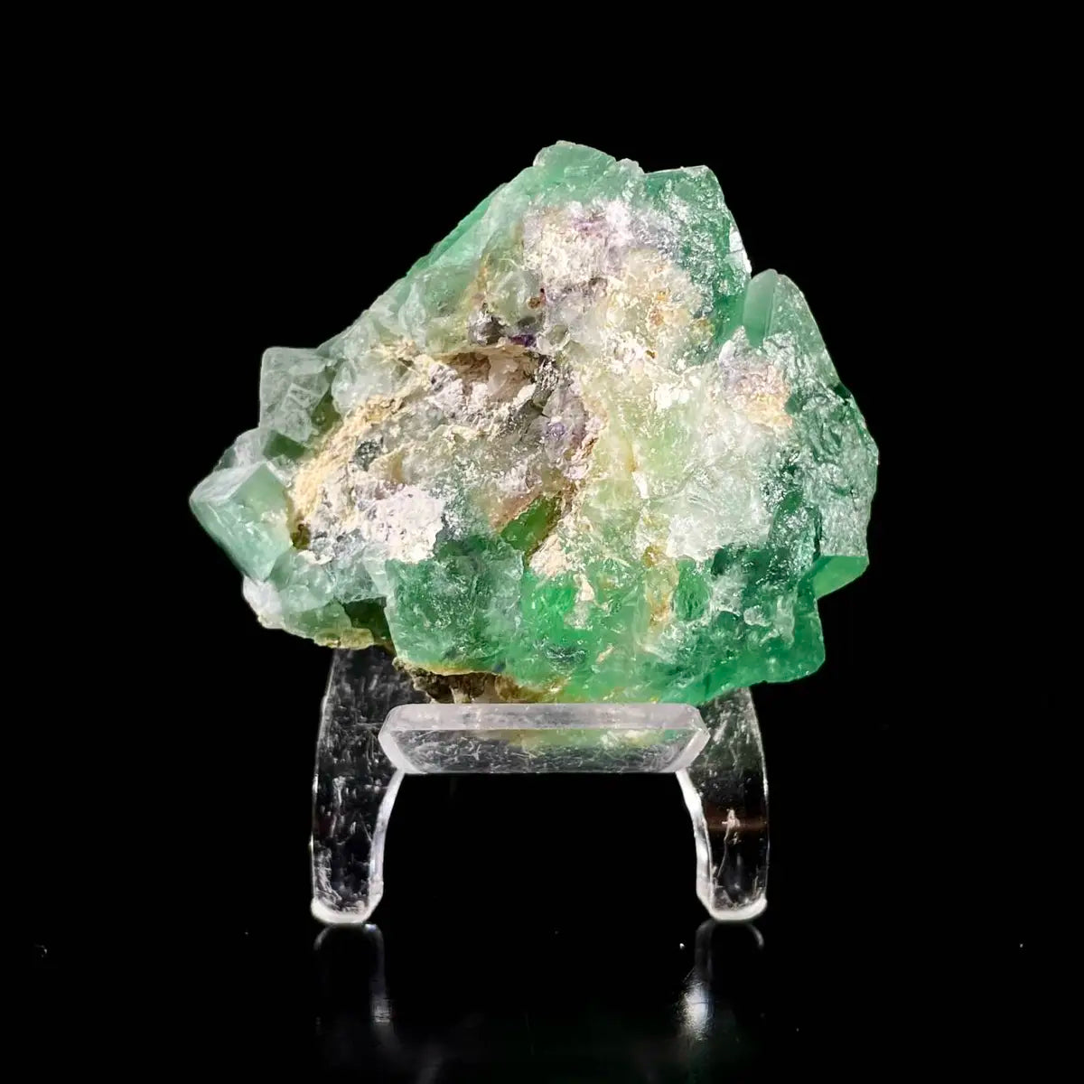 XHL Fluorite from  Hunan, China | Natural Mineral Specimen Display Piece | 130 g | 6.5*4.5*3 cm