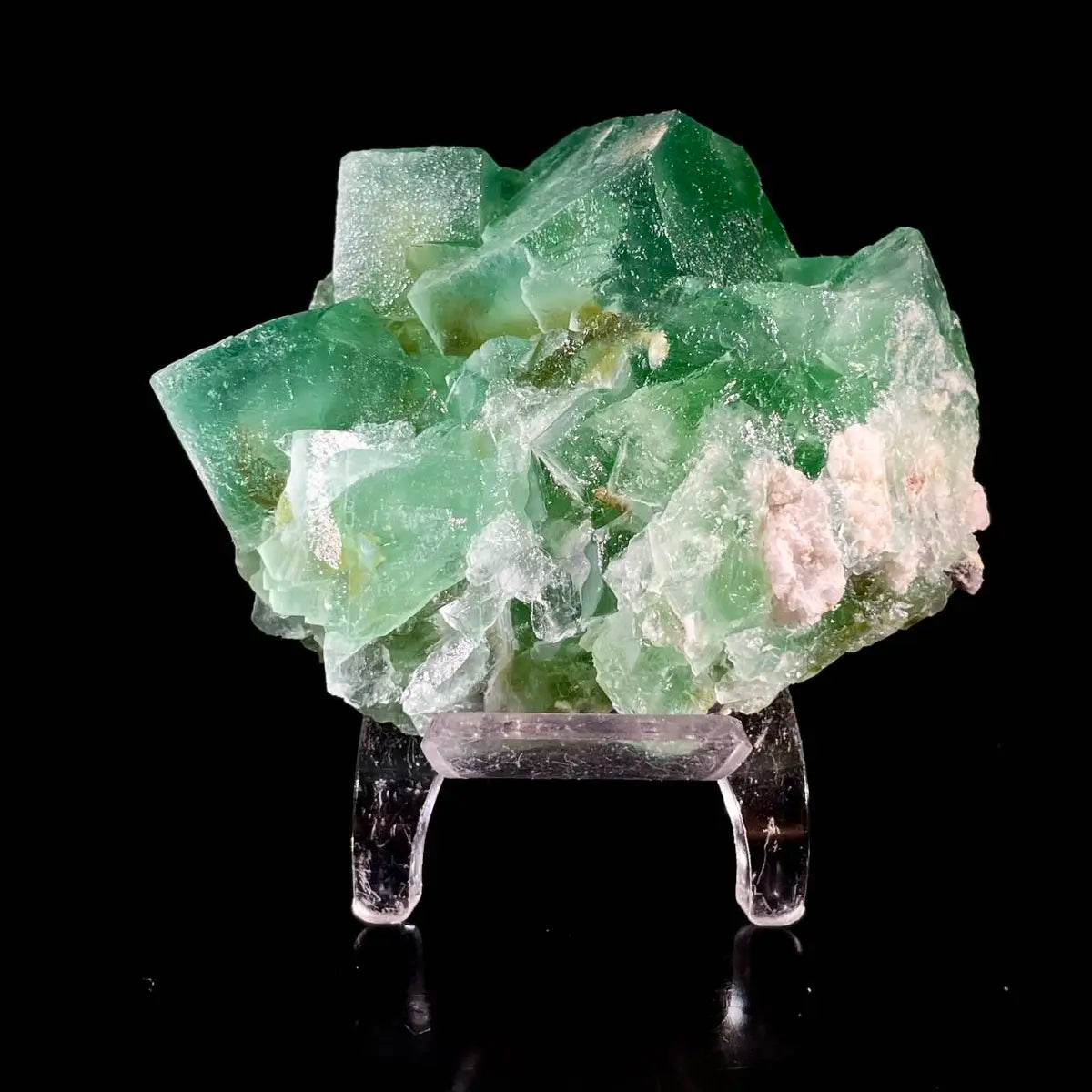 XHL Fluorite from  Hunan, China | Natural Mineral Specimen Display Piece | 260 g | 8*6.5*4 cm