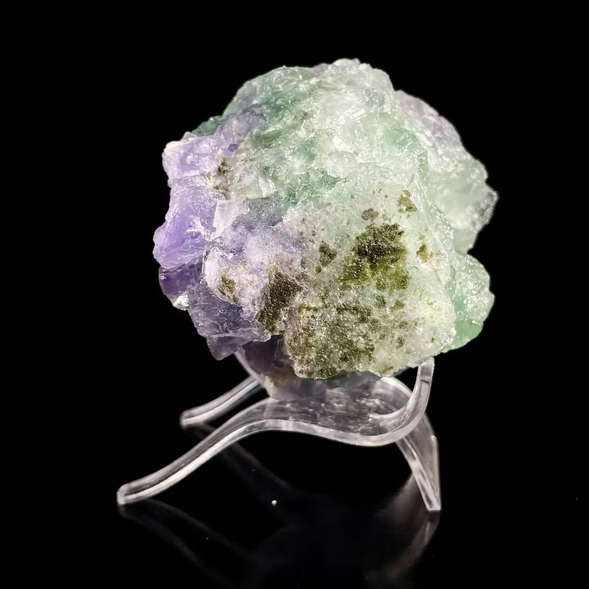 XHL Fluorite from  Hunan, China | Natural Mineral Specimen Display Piece | 650 g | 11*7.5*6 cm