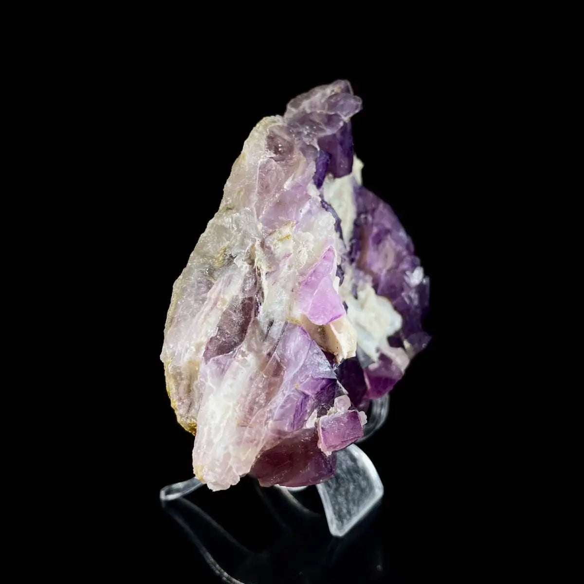 Zhejiang Octahedral Fluorite Crystal Cluster | Natural Purple Fluorite Mineral Specimen | 560 g | 12*9.5*4 cm