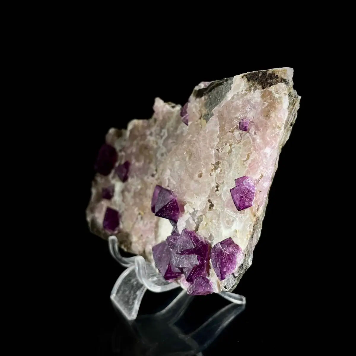 Zhejiang Octahedral Fluorite Crystal Cluster | Natural Purple Fluorite Mineral Specimen | 620 g | 14*9*3 cm