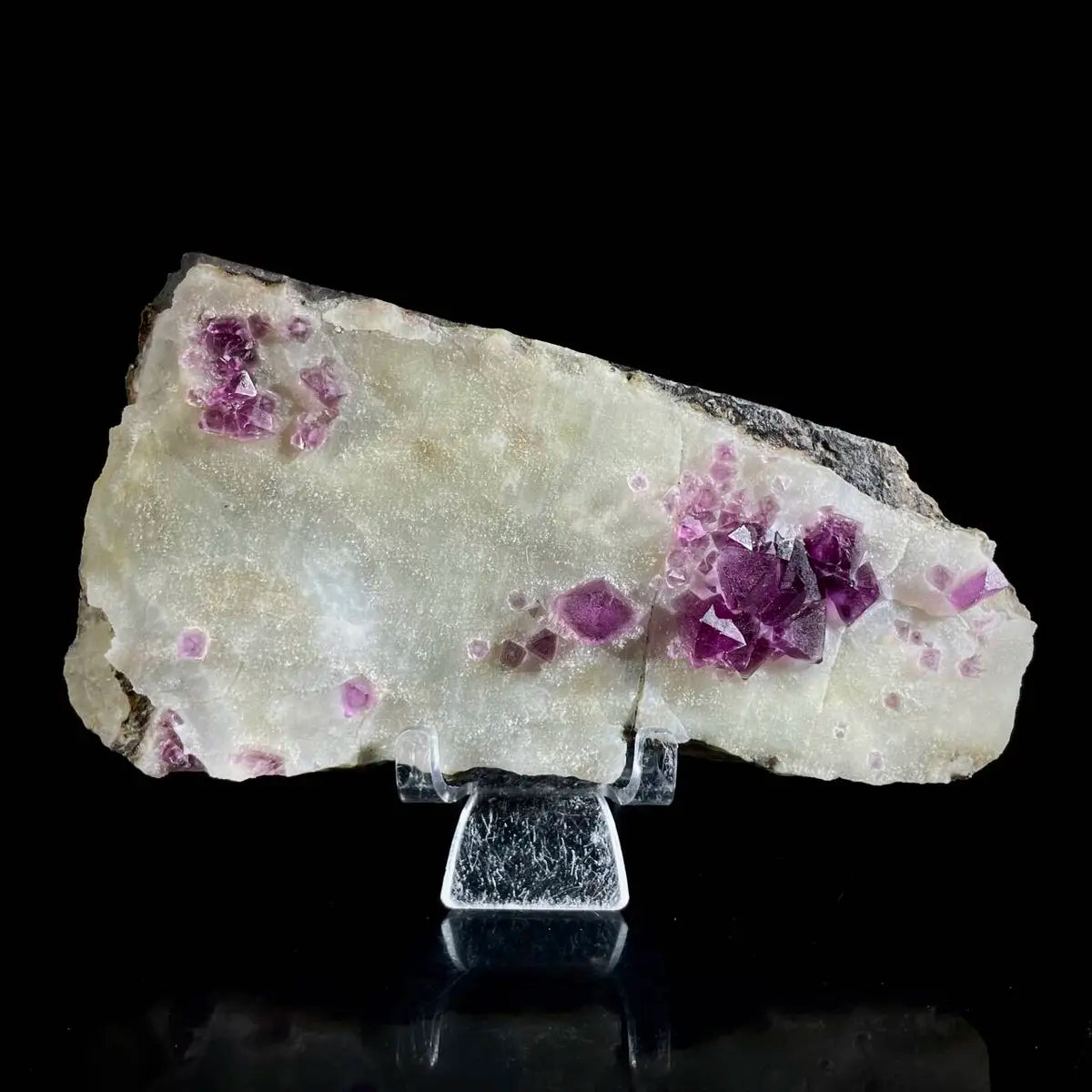 Zhejiang Octahedral Fluorite Crystal Cluster | Natural Purple Fluorite Mineral Specimen | 450 g | 15*9*2 cm