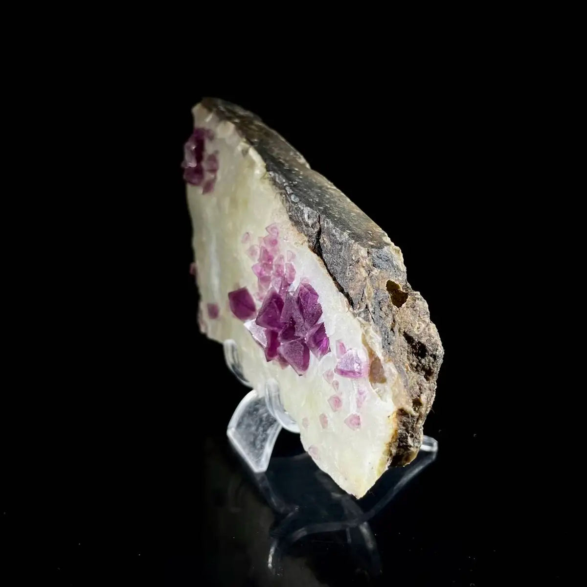 Zhejiang Octahedral Fluorite Crystal Cluster | Natural Purple Fluorite Mineral Specimen | 450 g | 15*9*2 cm