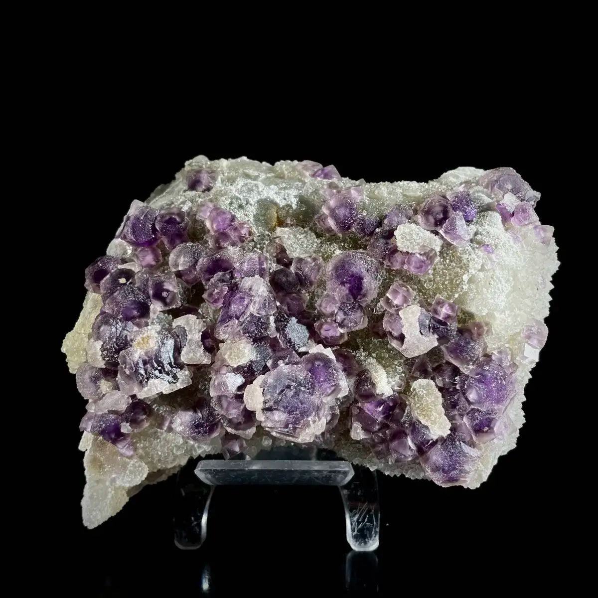 Zhejiang Octahedral Fluorite Crystal Cluster | Natural Purple Fluorite Mineral Specimen | 1010 g | 14*10*7 cm