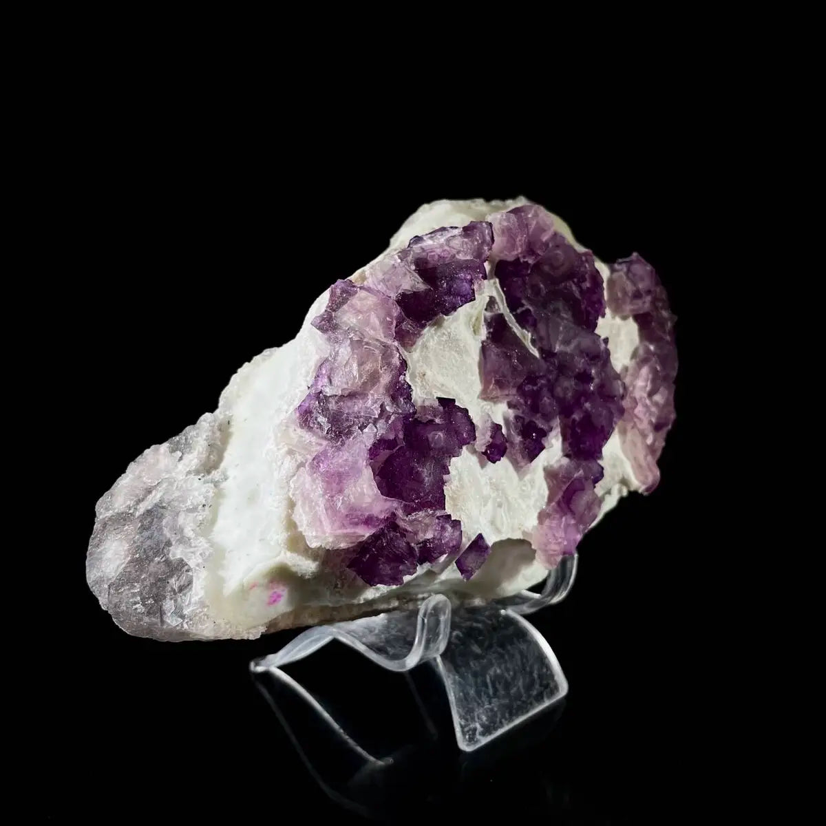 Zhejiang Octahedral Fluorite Crystal Cluster | Natural Purple Fluorite Mineral Specimen | 1700 g | 17.5*9*6 cm
