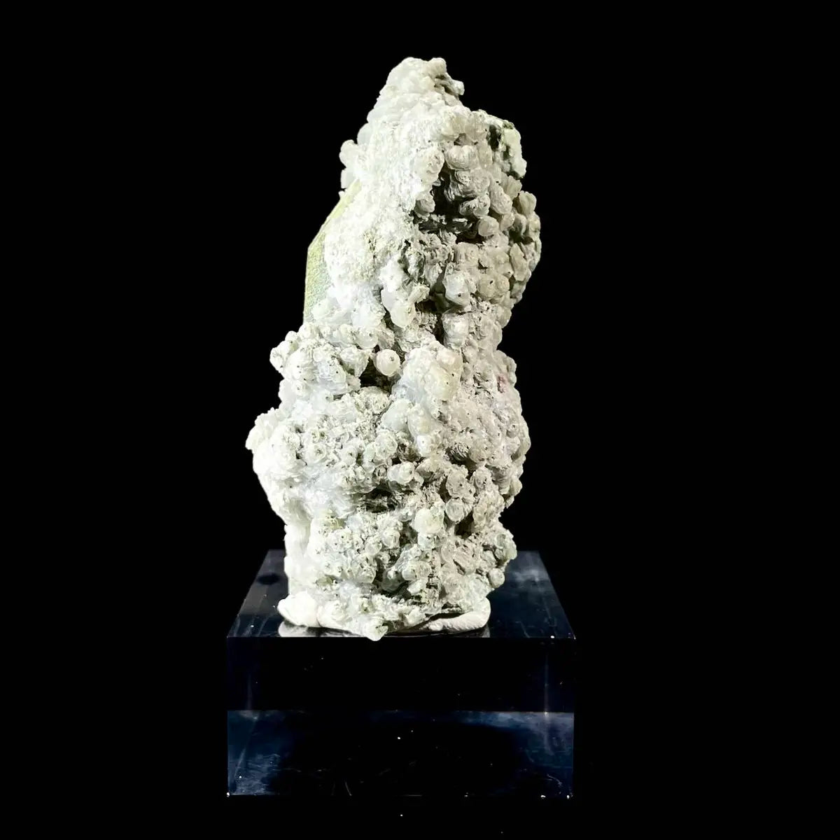 Natural Chlorite Quartz with Calcite Crystal Cluster on Matrix | Green Phantom Quartz Mineral Specimen | Rare Mineral Association | 180 g | 8.5*5*3 cm
