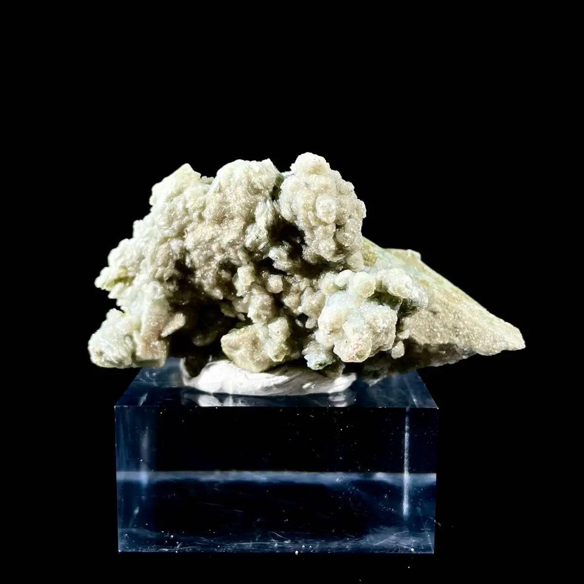 Natural Chlorite Quartz with Calcite Crystal Cluster on Matrix | Green Phantom Quartz Mineral Specimen | Rare Mineral Association | 80 g | 7*4.5*3.5 cm