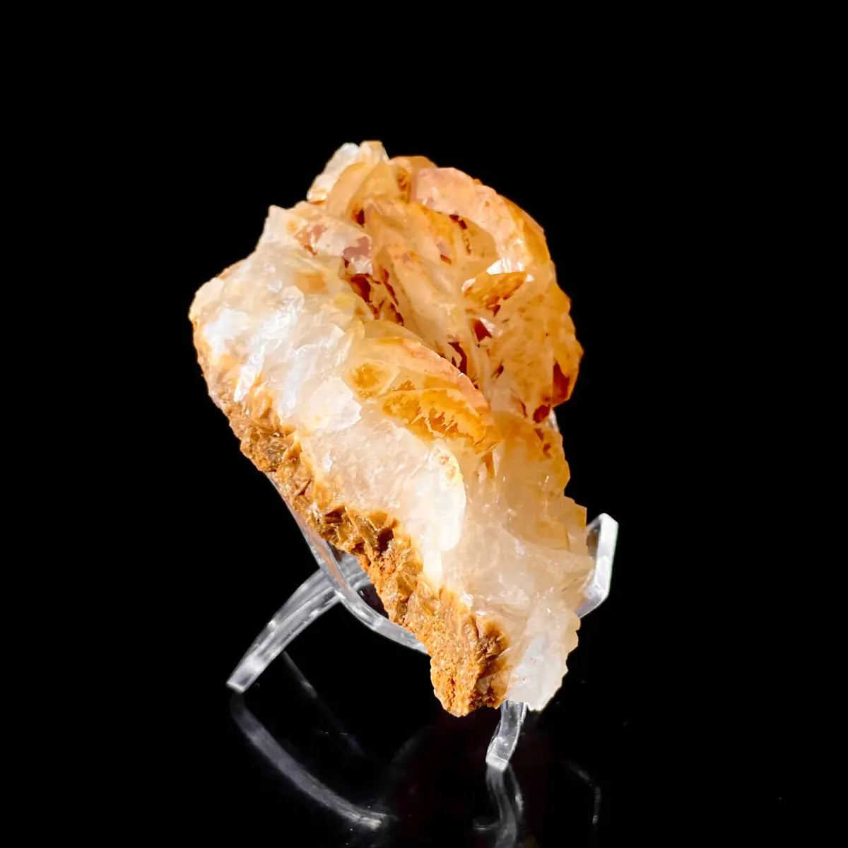 Platy Calcite Crystal Cluster | Natural Foliated Calcite Mineral Specimen | 250 g | 4*7*10 cm