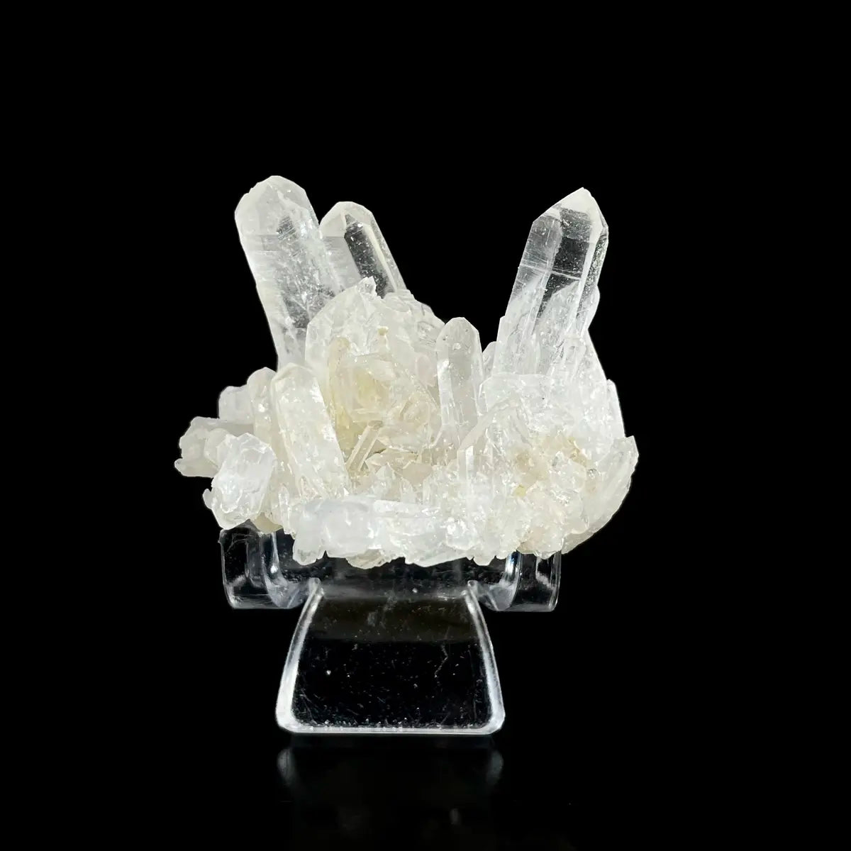 Natural Clear Quartz Crystal Cluster  | Quartz Mineral Specimen | 20 g | 3*4*4 cm