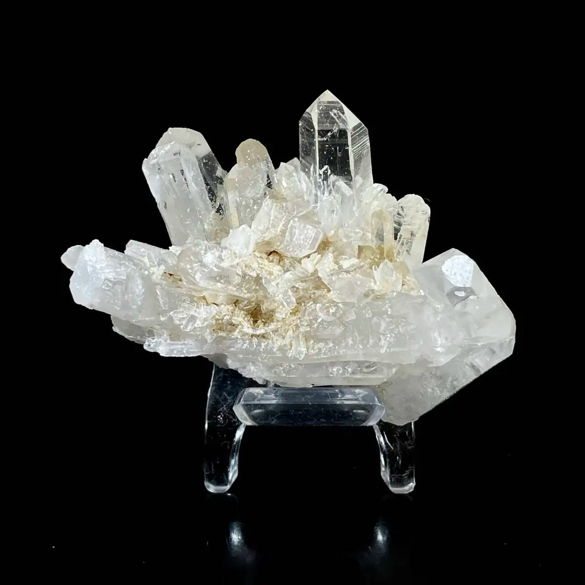 Natural Clear Quartz Crystal Cluster  | Quartz Mineral Specimen | 50 g | 6*3.5*3.5 cm