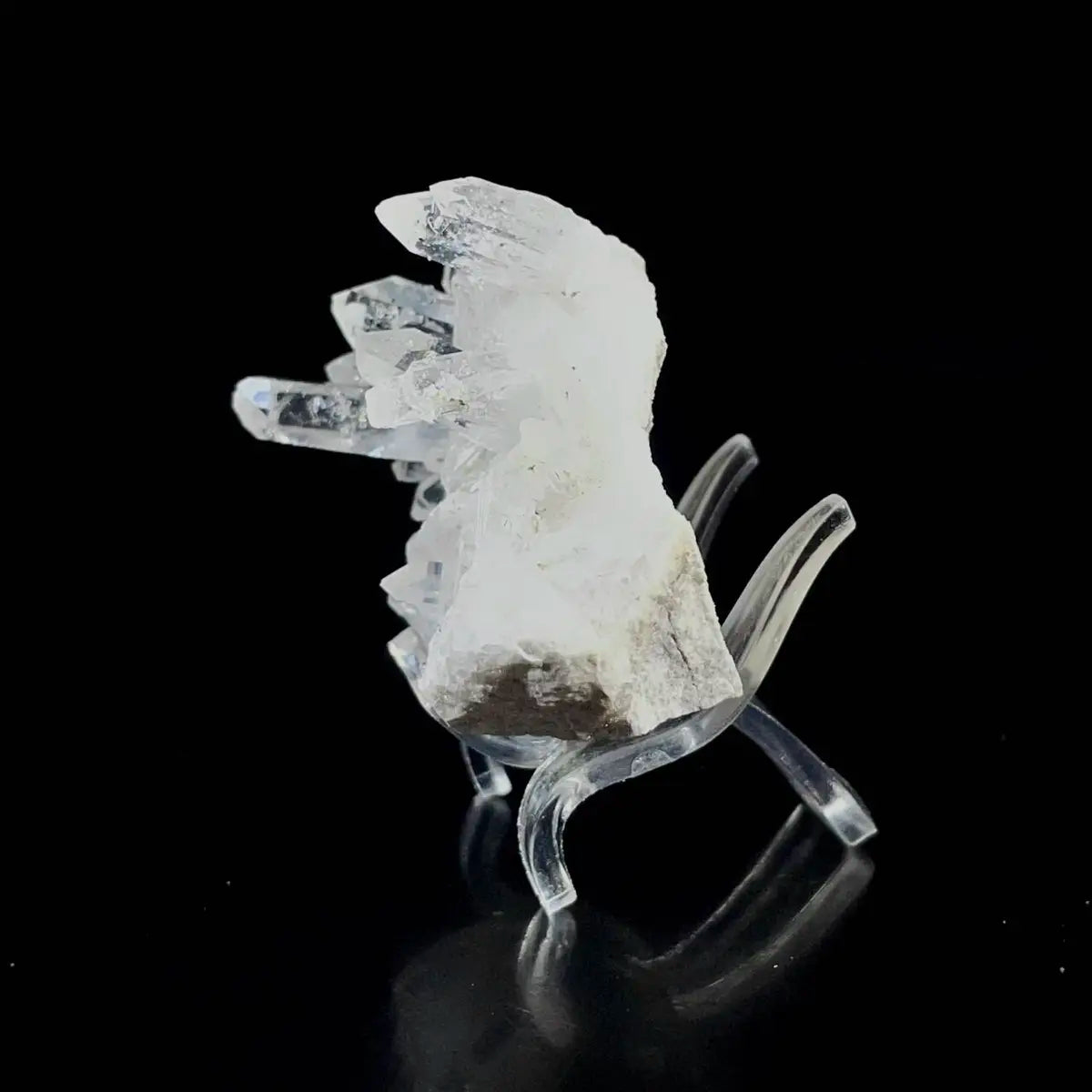 Natural Clear Quartz Crystal Cluster  | Quartz Mineral Specimen | 60 g | 5.5*4.2.5 cm