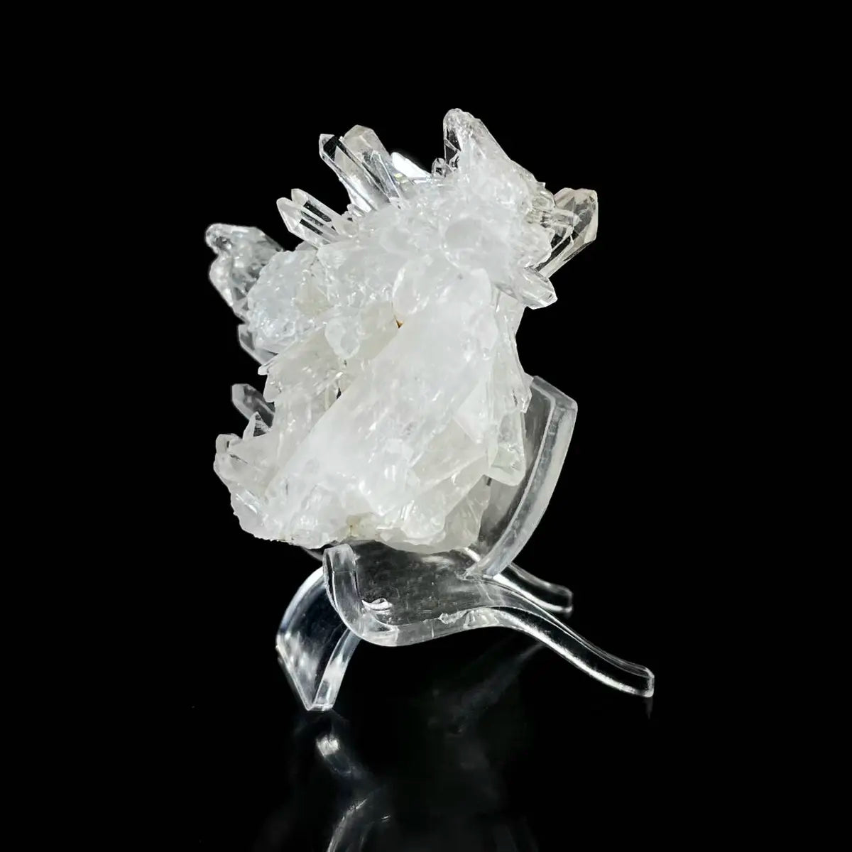 Natural Clear Quartz Crystal Cluster  | Quartz Mineral Specimen | 80 g | 6.5*4.5*5 cm