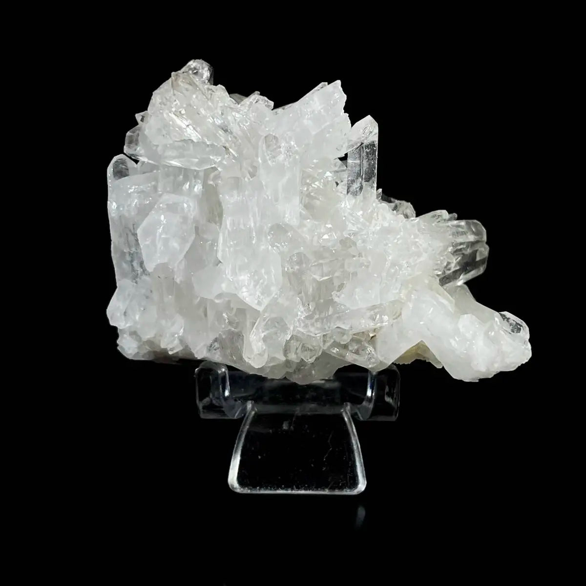 Natural Clear Quartz Crystal Cluster  | Quartz Mineral Specimen | 80 g | 6.5*4.5*5 cm