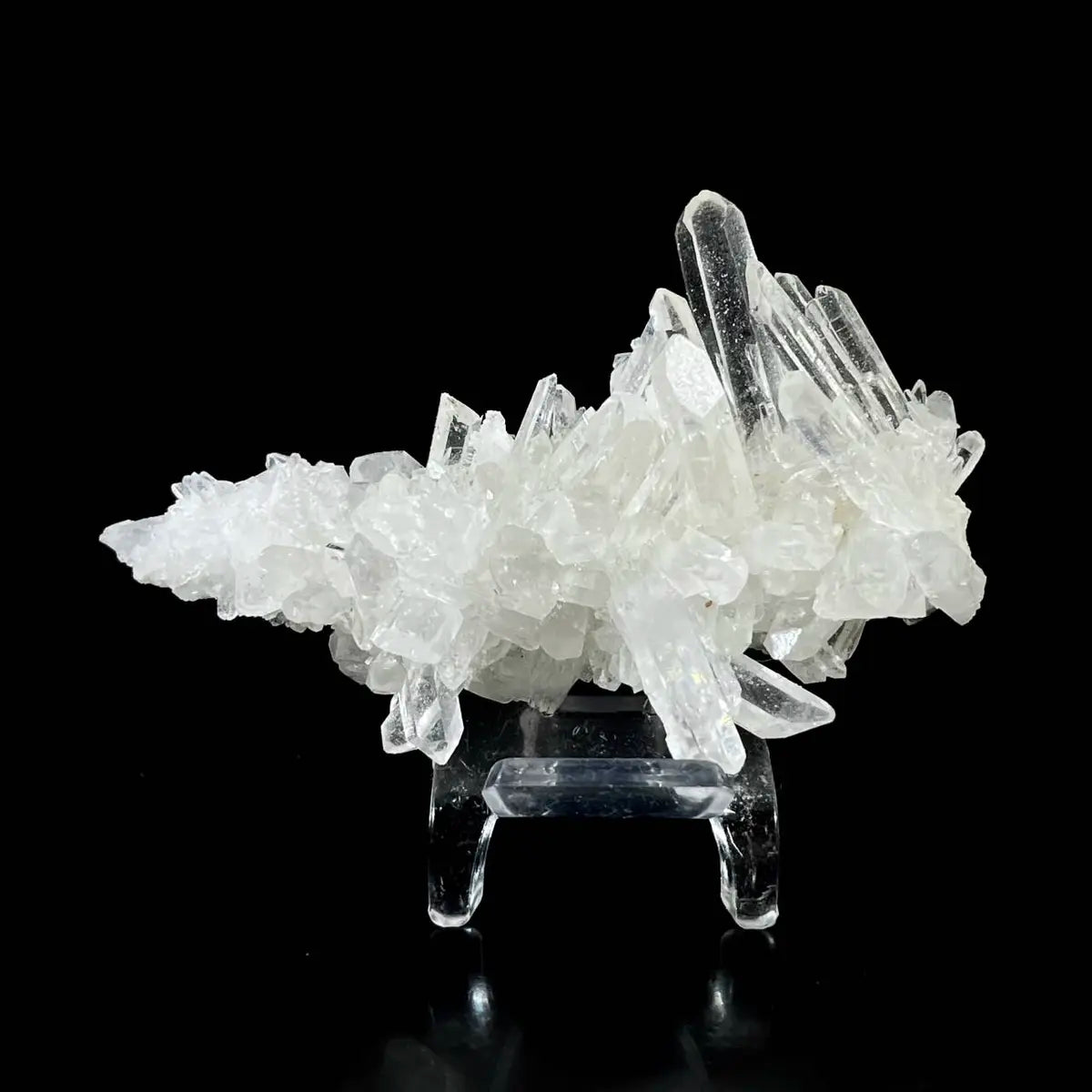 Natural Clear Quartz Crystal Cluster  | Quartz Mineral Specimen | 50 g | 8*5.5*3 cm