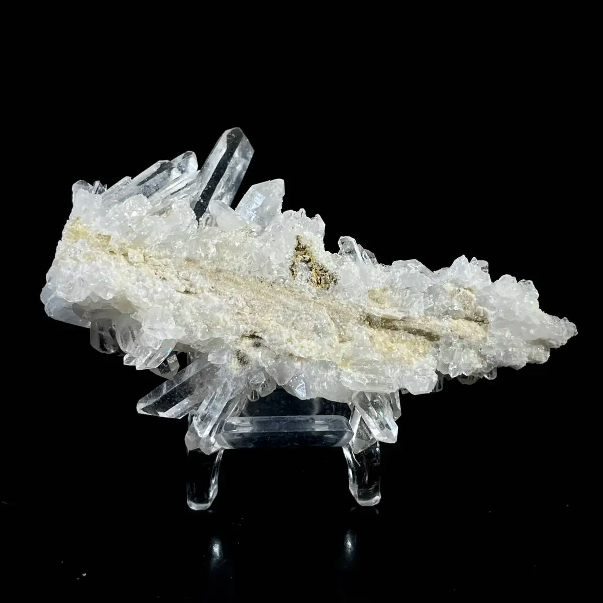 Natural Clear Quartz Crystal Cluster  | Quartz Mineral Specimen | 50 g | 8*5.5*3 cm