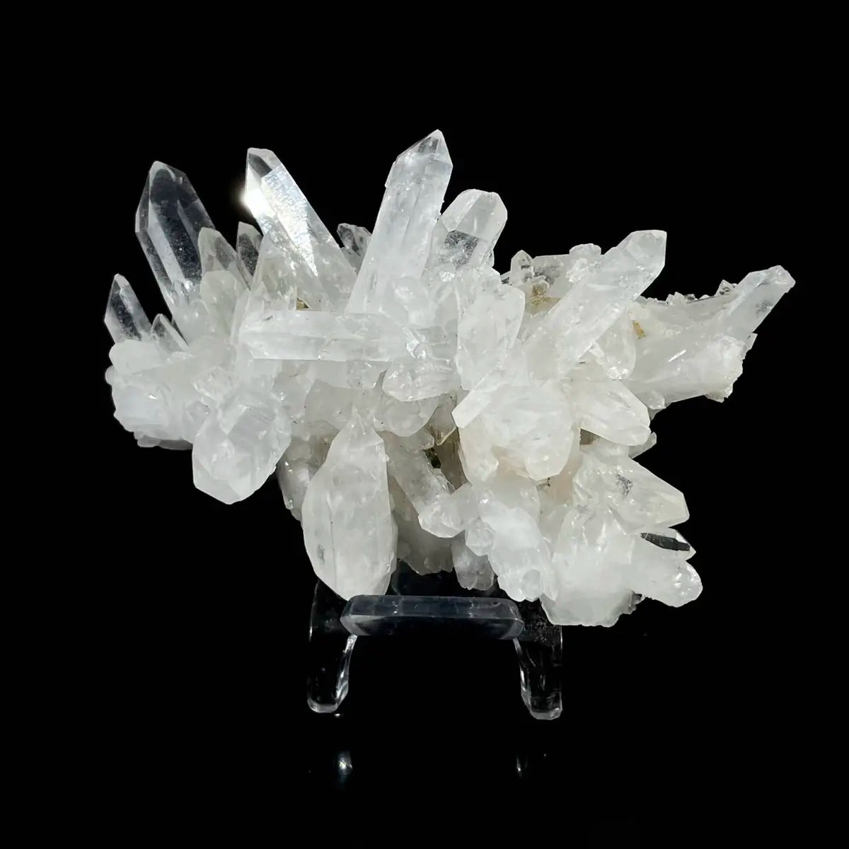 Natural Clear Quartz Crystal Cluster  | Quartz Mineral Specimen | 80 g | 8*4.5*3.5 cm