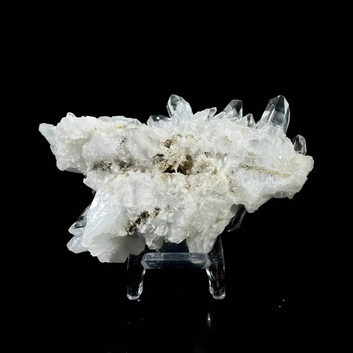 Natural Clear Quartz Crystal Cluster  | Quartz Mineral Specimen | 80 g | 8*4.5*3.5 cm