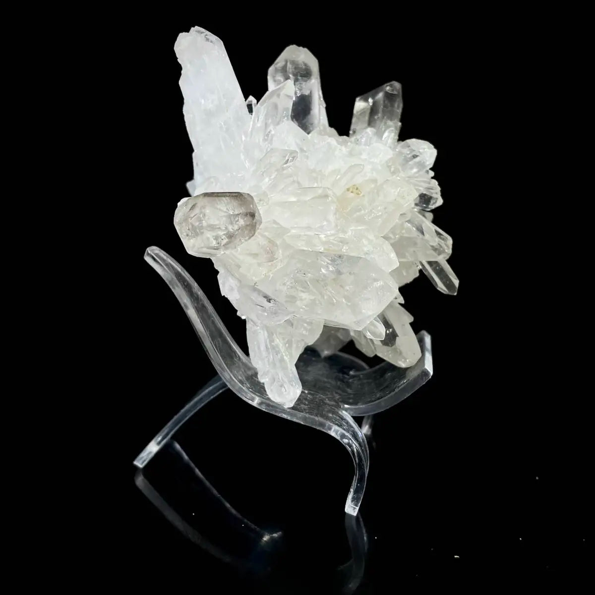 Natural Clear Quartz Crystal Cluster  | Quartz Mineral Specimen | 380 g | 9*10*6 cm