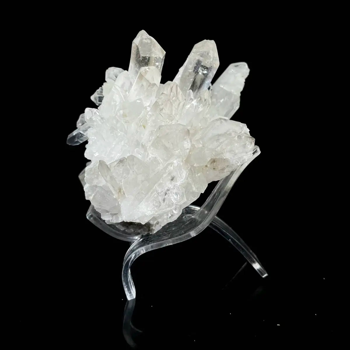 Natural Clear Quartz Crystal Cluster  | Quartz Mineral Specimen | 380 g | 9*10*6 cm