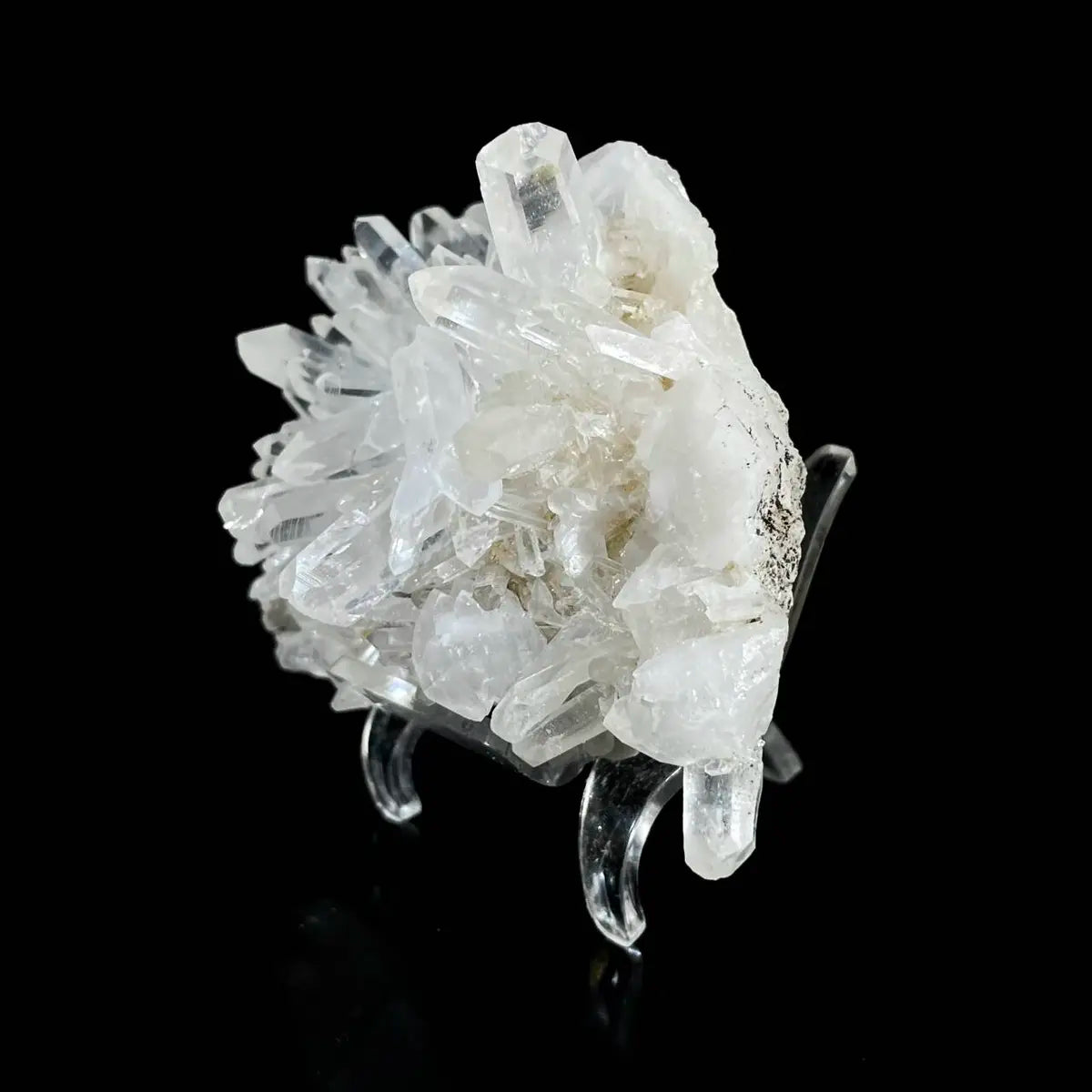 Natural Clear Quartz Crystal Cluster  | Quartz Mineral Specimen | 210 g | 10*6.5*5 cm