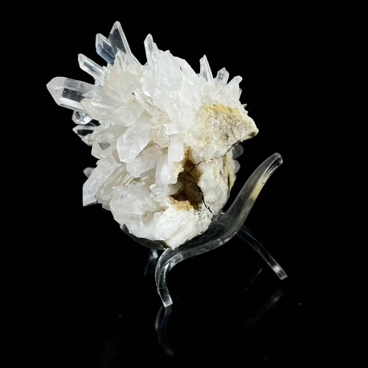 Natural Clear Quartz Crystal Cluster  | Quartz Mineral Specimen | 190 g | 6*7*5 cm