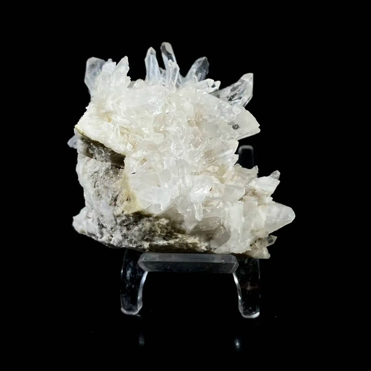 Natural Clear Quartz Crystal Cluster  | Quartz Mineral Specimen | 190 g | 6*7*5 cm