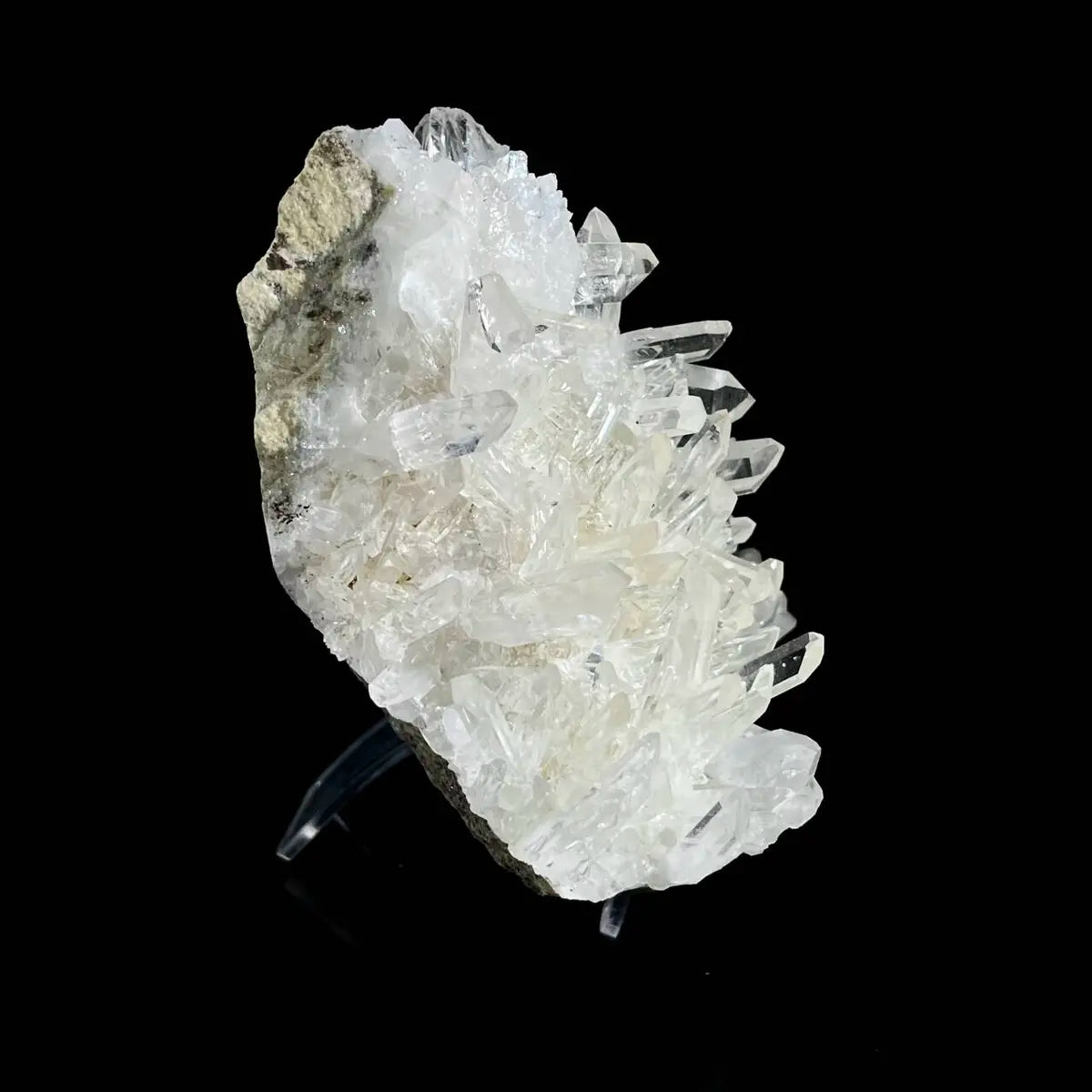 Natural Clear Quartz Crystal Cluster  | Quartz Mineral Specimen | 870 g | 17.5*10.5*5 cm