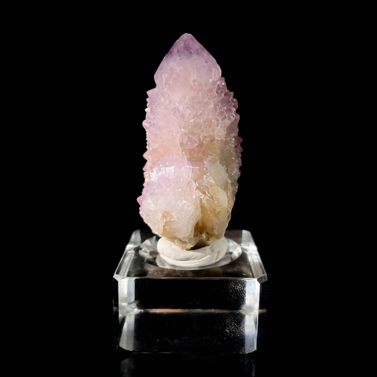 Cactus Quartz Crystal Cluster (Spirit Quartz) | Natural Quartz Mineral Specimen | 60 g | 6*3*2.5 cm