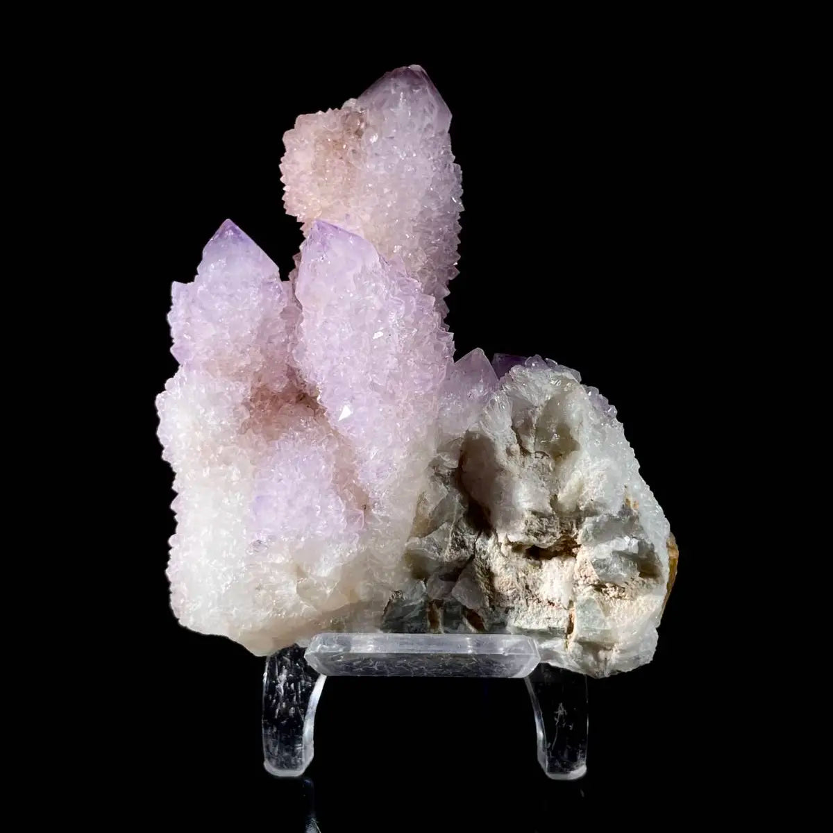 Cactus Quartz Crystal Cluster (Spirit Quartz) | Natural Quartz Mineral Specimen | 180 g | 8*7*3.5 cm