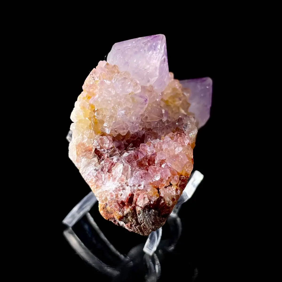 Cactus Quartz Crystal Cluster (Spirit Quartz) | Natural Quartz Mineral Specimen | 80 g | 6*4*3.5 cm