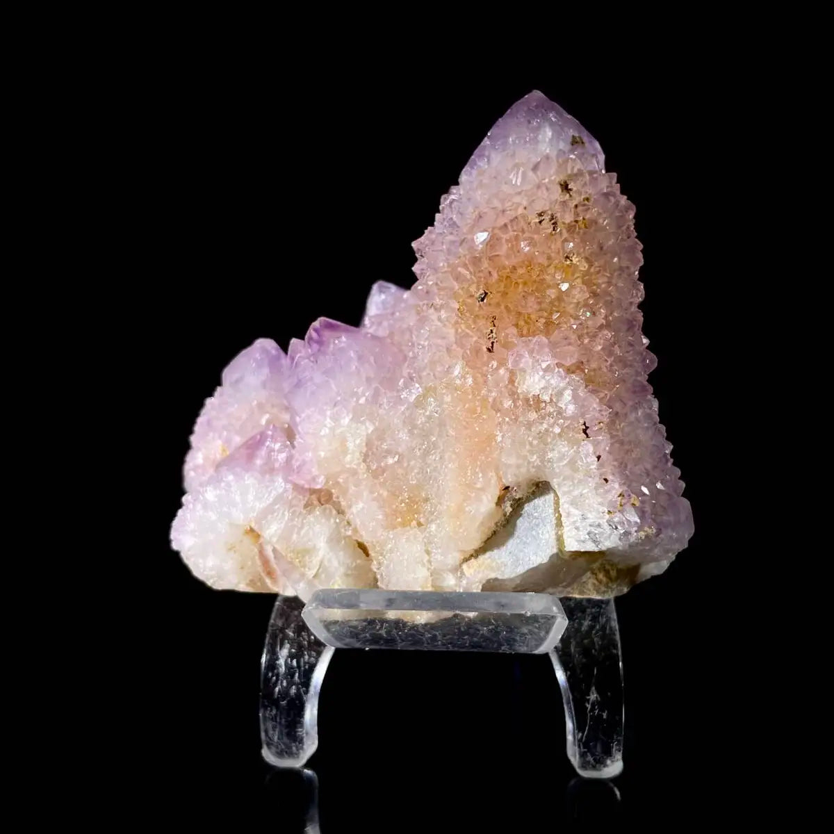 Cactus Quartz Crystal Cluster (Spirit Quartz) | Natural Quartz Mineral Specimen | 130 g | 6*7*3 cm
