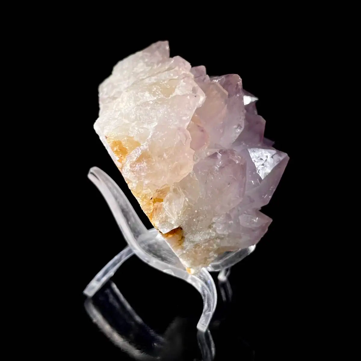 Cactus Quartz Crystal Cluster (Spirit Quartz) | Natural Quartz Mineral Specimen | 320 g | 9*7*4 cm