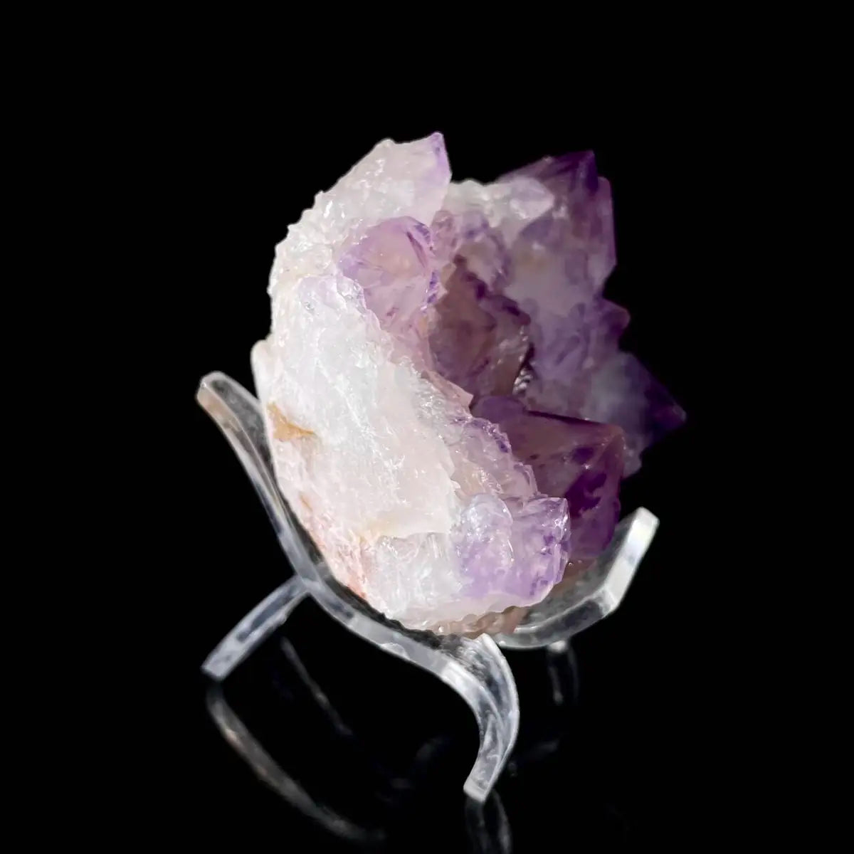 Cactus Quartz Crystal Cluster (Spirit Quartz) | Natural Quartz Mineral Specimen | 190 g | 8*6*4.5 cm