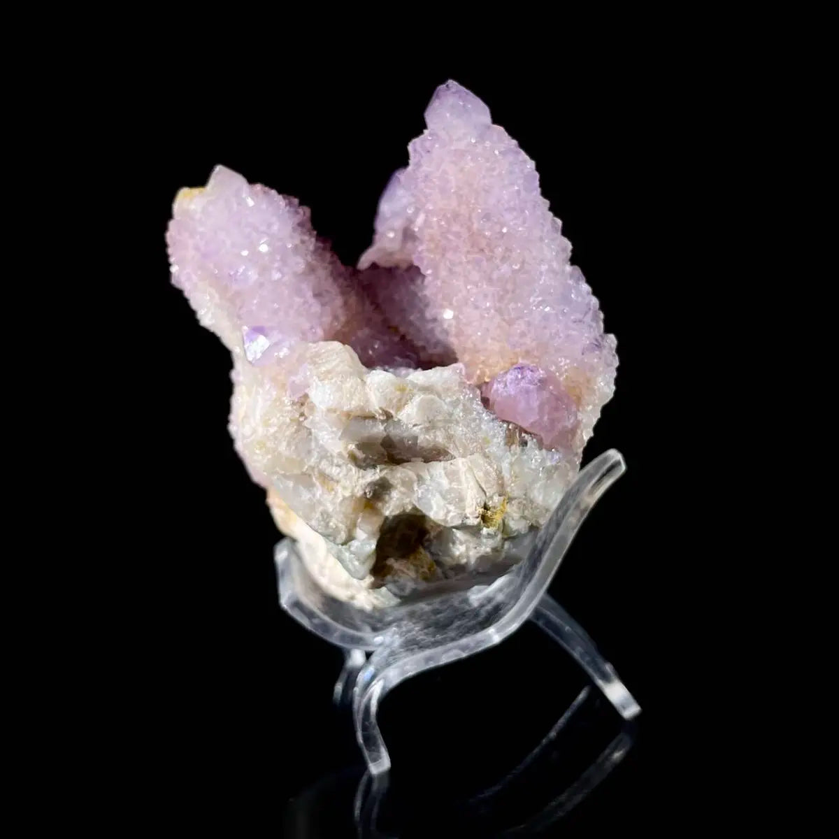 Cactus Quartz Crystal Cluster (Spirit Quartz) | Natural Quartz Mineral Specimen | 360 g | 8.5*7.5*5.5 cm
