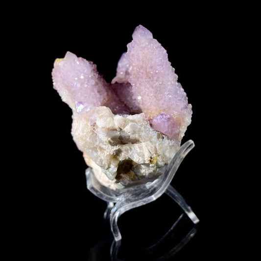 A648-Cactus Quartz Crystal Cluster (Spirit Quartz) | Natural Quartz Mineral Specimen | 360 g | 8.5*7.5*5.5 cm