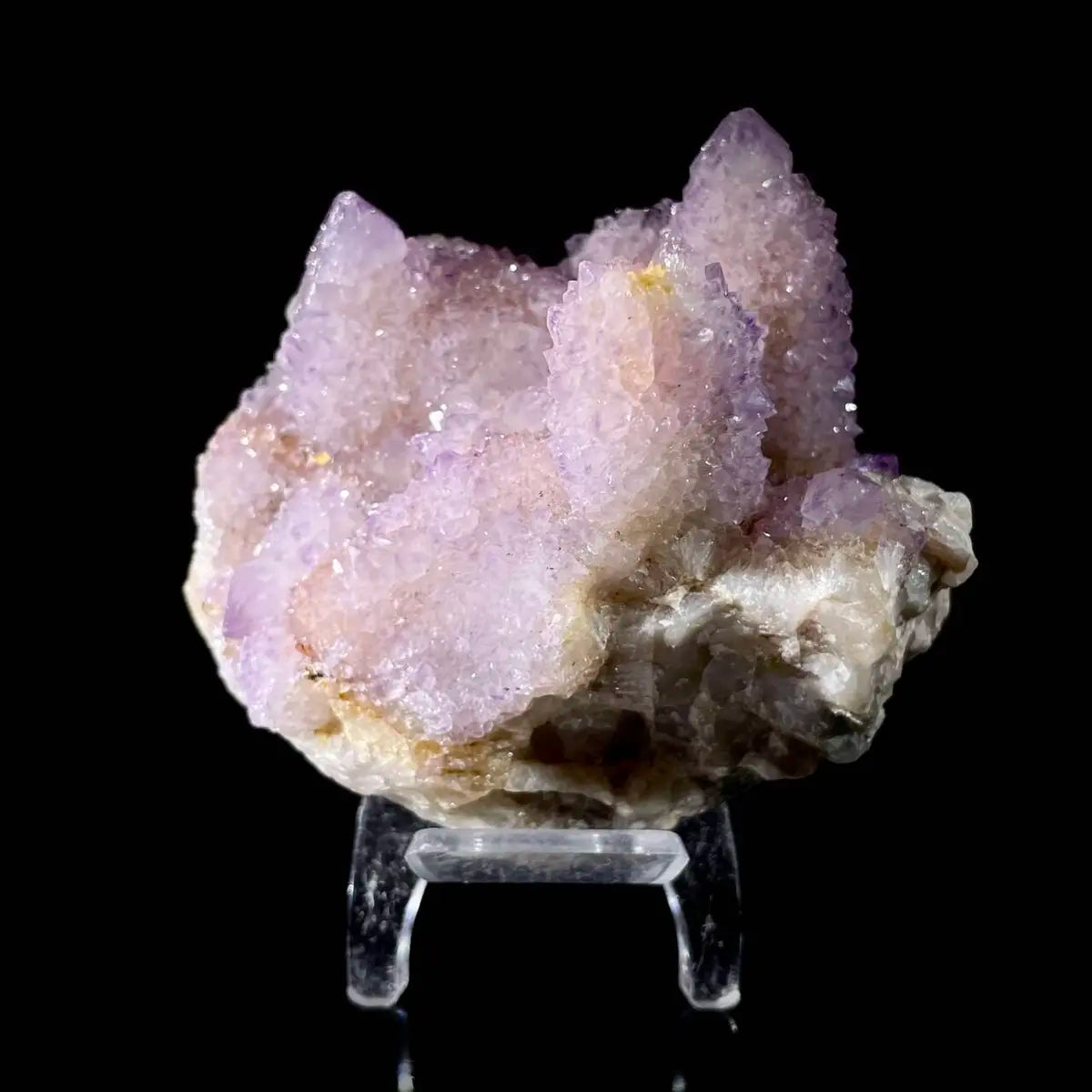 Cactus Quartz Crystal Cluster (Spirit Quartz) | Natural Quartz Mineral Specimen | 360 g | 8.5*7.5*5.5 cm