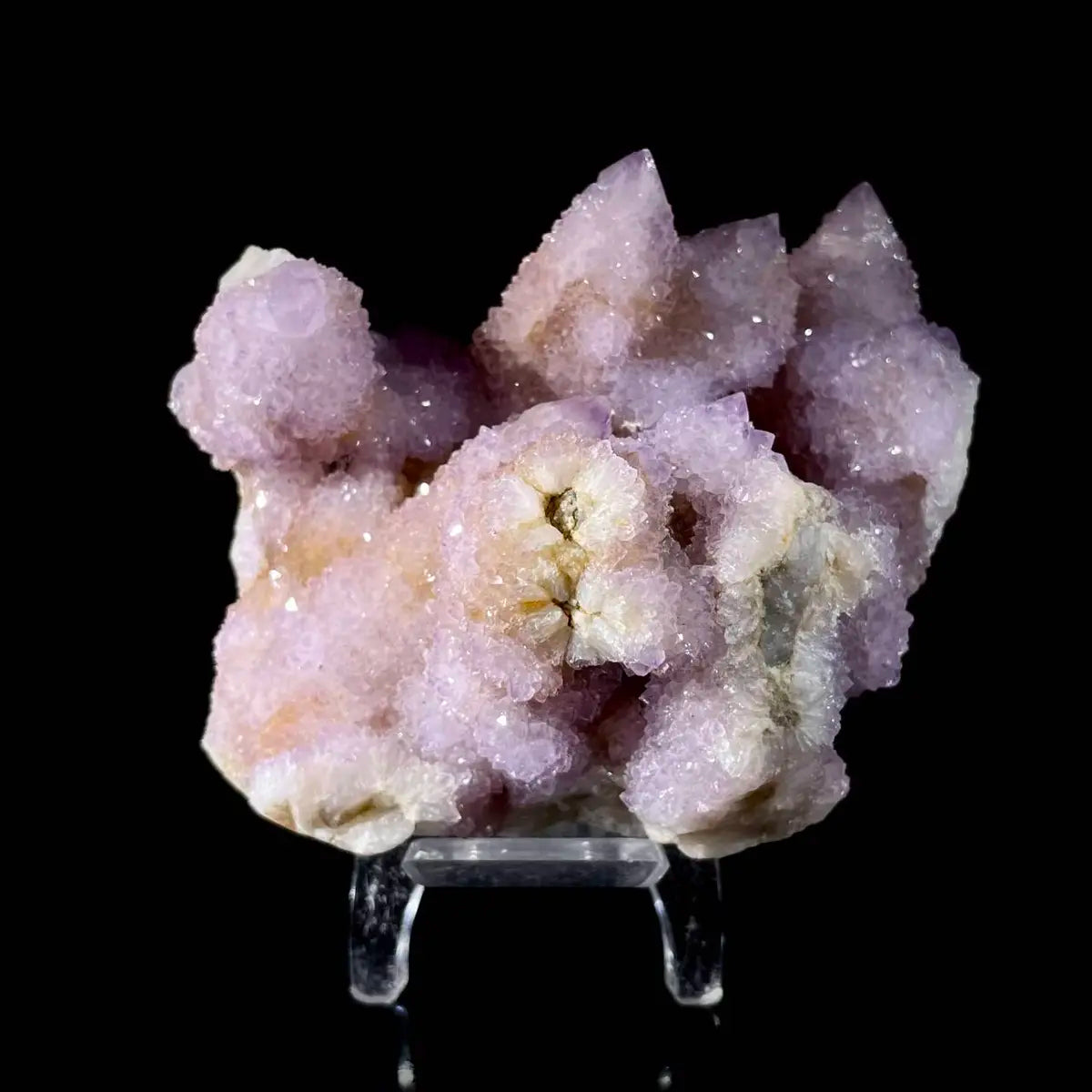 Cactus Quartz Crystal Cluster (Spirit Quartz) | Natural Quartz Mineral Specimen | 420 g | 9*7.5*6 cm