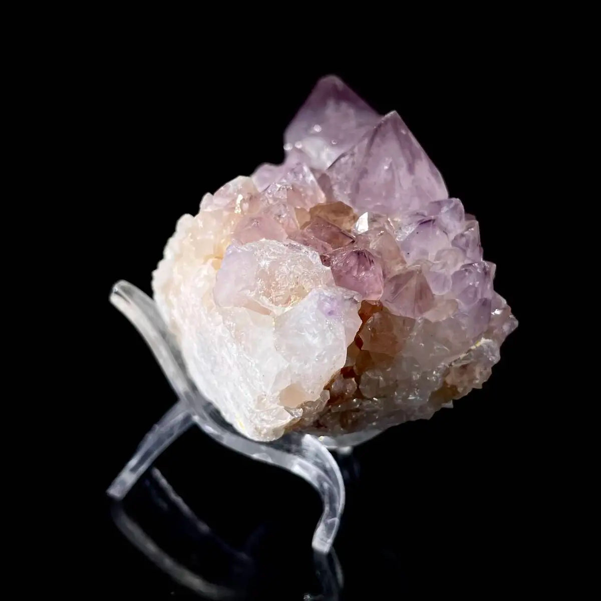 Cactus Quartz Crystal Cluster (Spirit Quartz) | Natural Quartz Mineral Specimen | 330 g | 10.5*6*5.5 cm