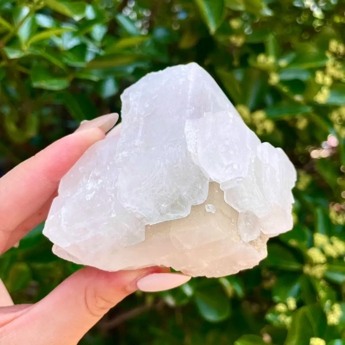 Yaogangxian Pink Calcite Foliated Crystal Cluster | Natural Pink Calcite Mineral Specimen | 240 g | 8*5*4.5 cm