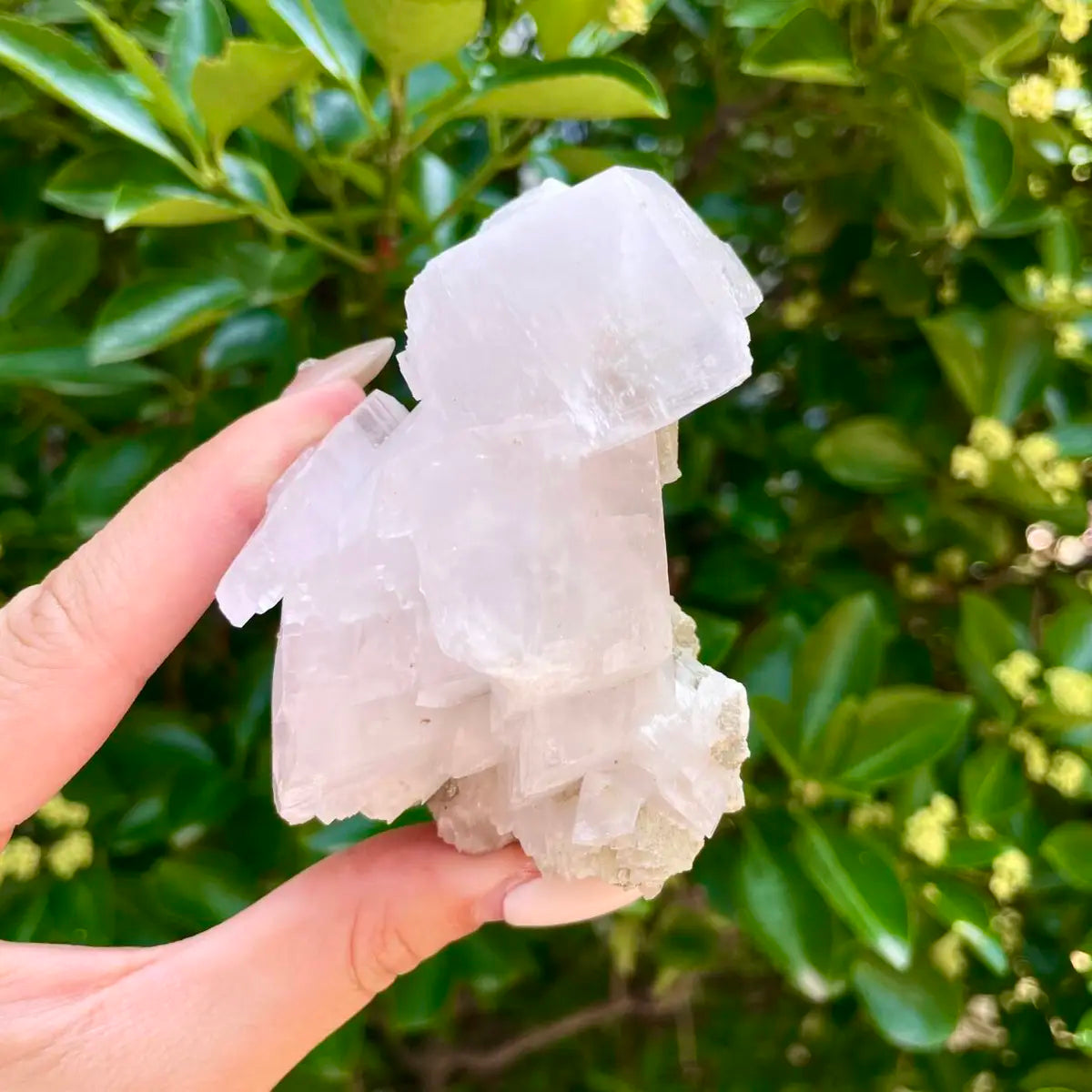 Yaogangxian Pink Calcite Foliated Crystal Cluster | Natural Pink Calcite Mineral Specimen | 190 g | 10*6*5 cm