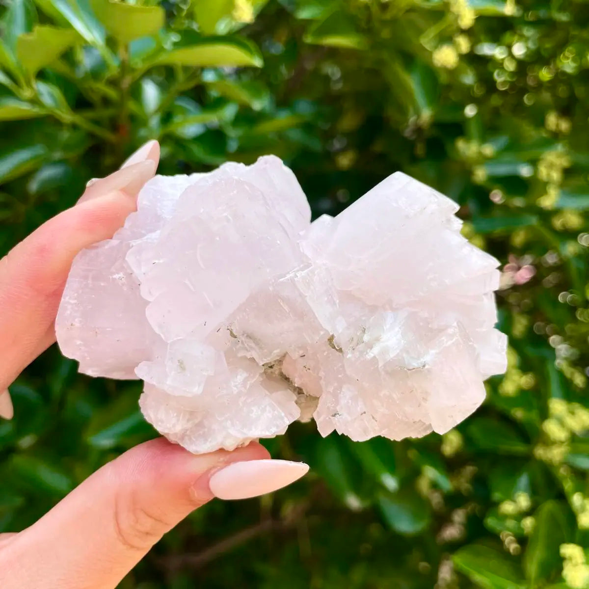 Yaogangxian Pink Calcite Foliated Crystal Cluster | Natural Pink Calcite Mineral Specimen | 200 g | 8*5.5*4 cm
