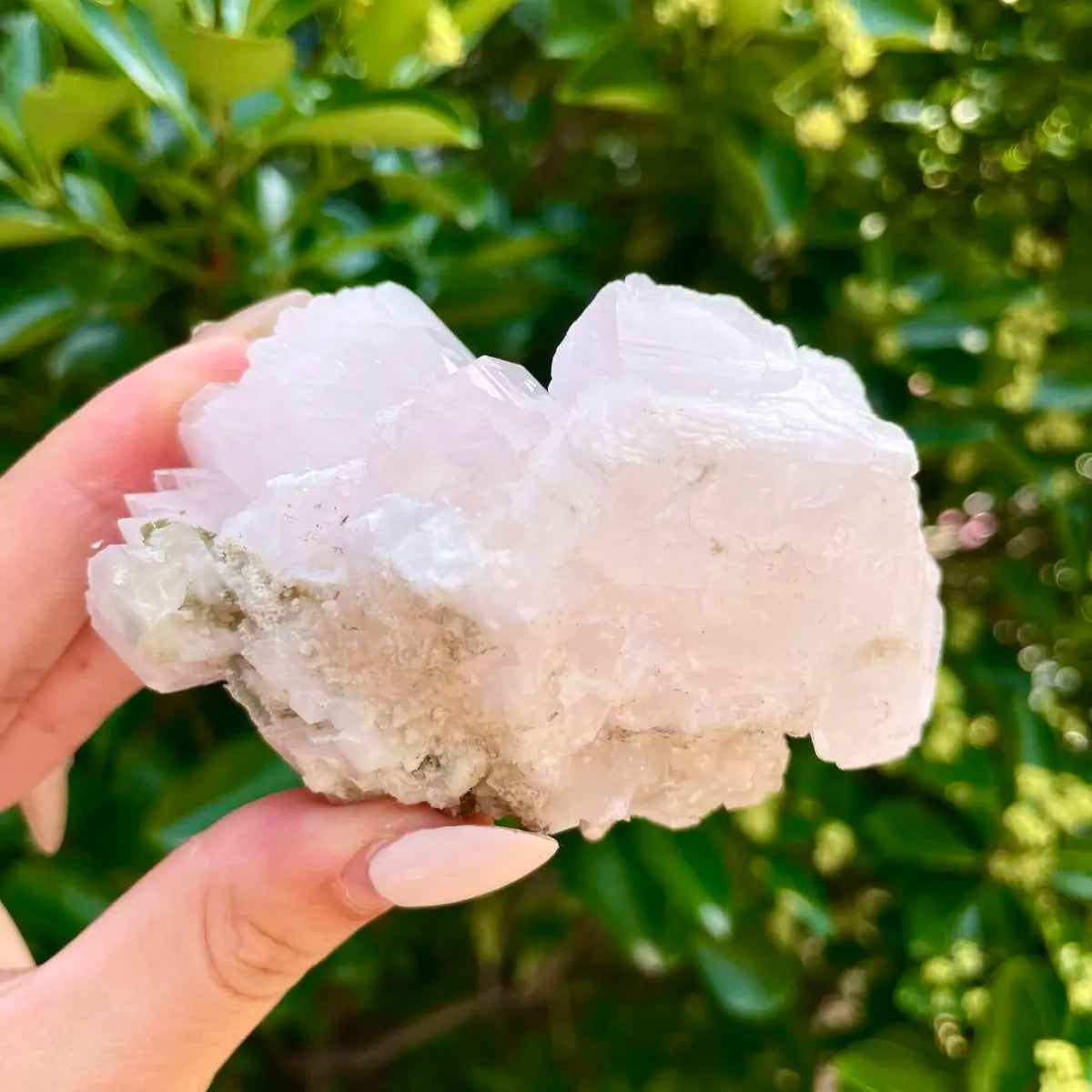 Yaogangxian Pink Calcite Foliated Crystal Cluster | Natural Pink Calcite Mineral Specimen | 200 g | 8*5.5*4 cm